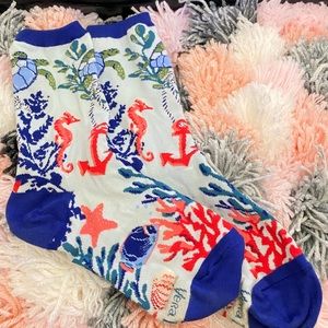 VERA BRADLEY Ocean Themed Socks